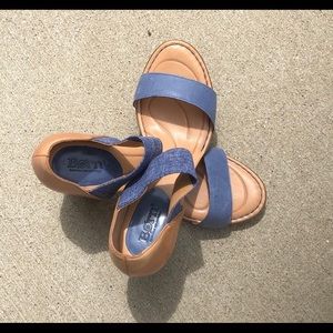 EUC 💫 BORN Blue jean heels.